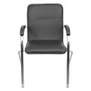 Кресло SAMBA AKS-1 Pegasso черный, мягкие подлокотники